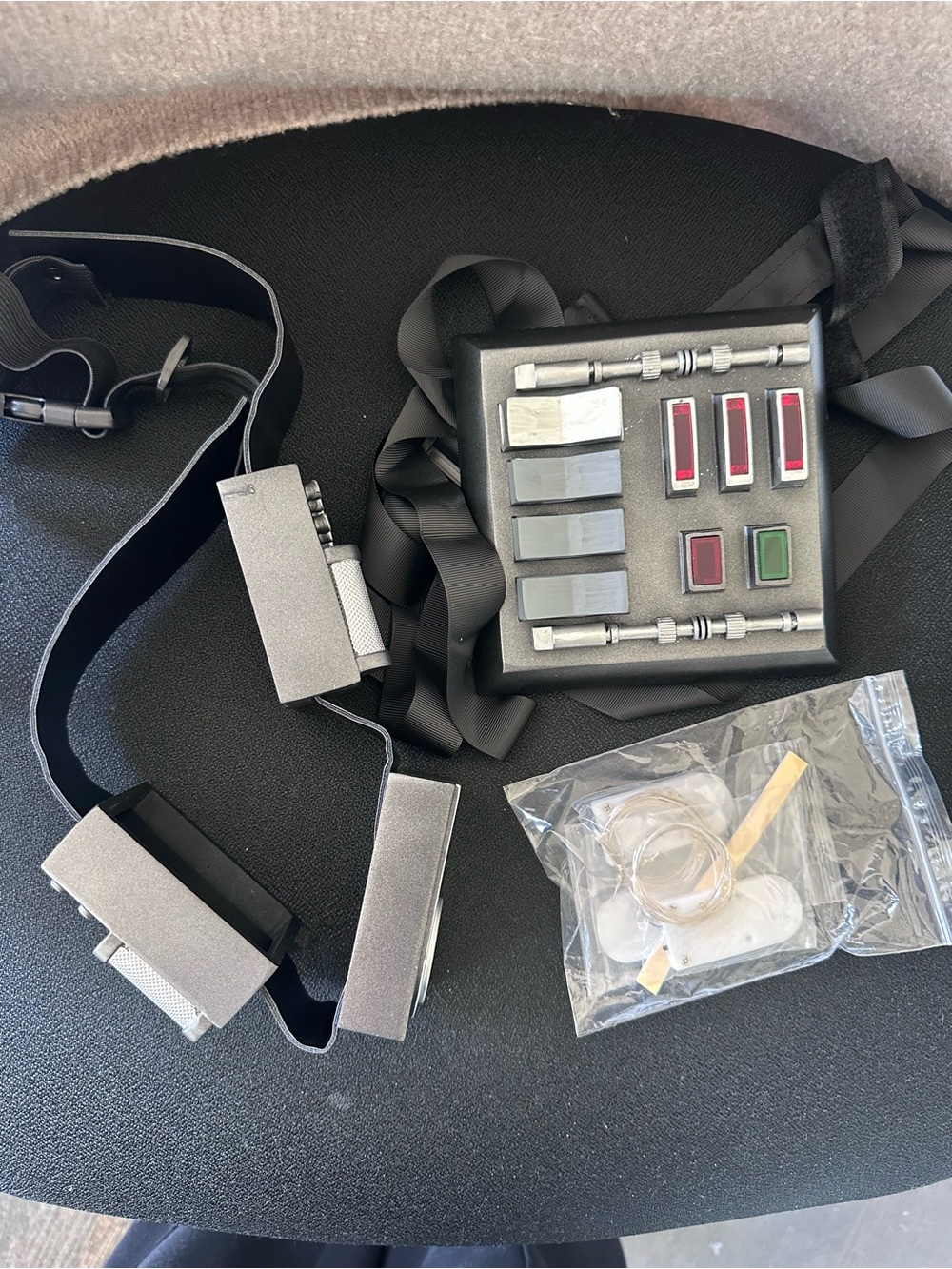 Star Wars Imperial Officer Cosplay Belt Rank Badge Light Up Costume Prop Set